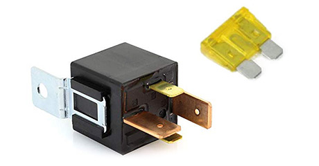 رله و سیم کشی