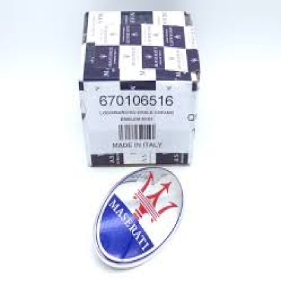 لوگوی درب موتور مازراتی گرن کبریو سالهای 2005 تا 2012 (اورجینال) - 670106516